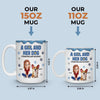Custom Mug - Personalized Christmas Birthday Gifts For Dog Lovers, Dog Dad And Mom - Besties With Fur