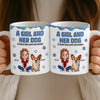 Custom Mug - Personalized Christmas Birthday Gifts For Dog Lovers, Dog Dad And Mom - Besties With Fur