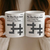 Custom Scrabble Mug - Personalized Birthday Gifts For Coworker, Work Bestie - Teamwork Makes Every Day Better