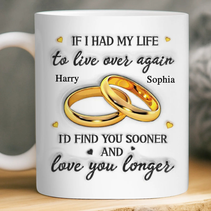 Custom Mug - Personalized Anniversary Wedding Gifts For Husband And Wife, Him And Her - Always Choosing You My Love