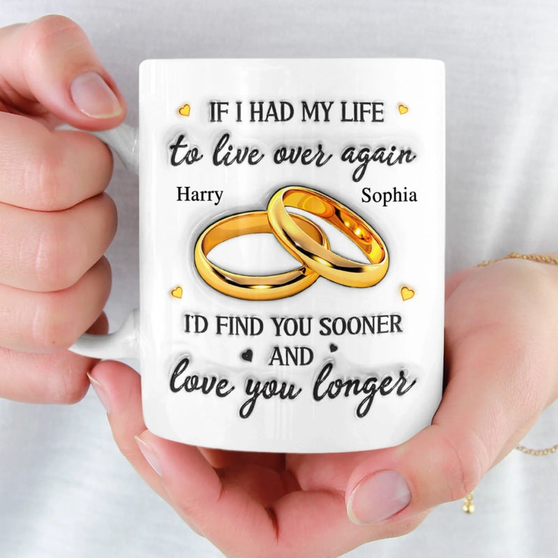 Custom Mug - Personalized Anniversary Wedding Gifts For Husband And Wife, Him And Her - Always Choosing You My Love