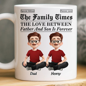 Custom Mug - Personalized Birthday Gifts For Mom, Dad, Daughter, Son - Growing Up Together With Love