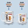 Custom Mug - Personalized Birthday Gifts For Dog Cat Lovers, Dog Dad And Mom, Cat Owners - Fur Family Forever