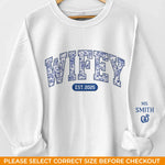 Custom Unisex Sweatshirt, Hoodie With Design On Sleeve - Personalized Anniversary Wedding Gifts For Husband And Wife, Him And Her - Still Falling For You Everyday