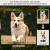 Custom Photo Shaped Acrylic Keychain -  Personalized Birthday Gifts For Dog Cat Lovers, Dog Dad And Mom, Cat Owners - Pets Make Life Better