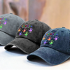 Custom Vintage Washed Denim Baseball Cap US - Personalized Birthday Gifts For Dad, Grandpa - Grandpa You Are Our Joy