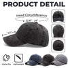 Custom Vintage Washed Denim Baseball Cap US - Personalized Christmas Birthday Gifts For Dog Lovers, Dog Dad And Mom - Fluffy Crew Forever