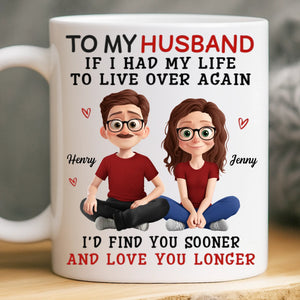 Custom Mug - Personalized Anniversary Wedding Gifts For Husband And Wife, Him And Her - Together Feels Like Home Always