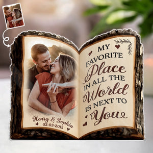 Custom Photo Acrylic Plaque - Personalized Anniversary Wedding Gifts For Husband And Wife, Him And Her - Celebrating A Love That Lasts