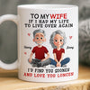 Custom Mug - Personalized Anniversary Wedding Gifts For Husband And Wife, Him And Her - Together Feels Like Home Always