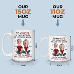 Custom Name Romantic Gifts for Wife - Personalized Mugs