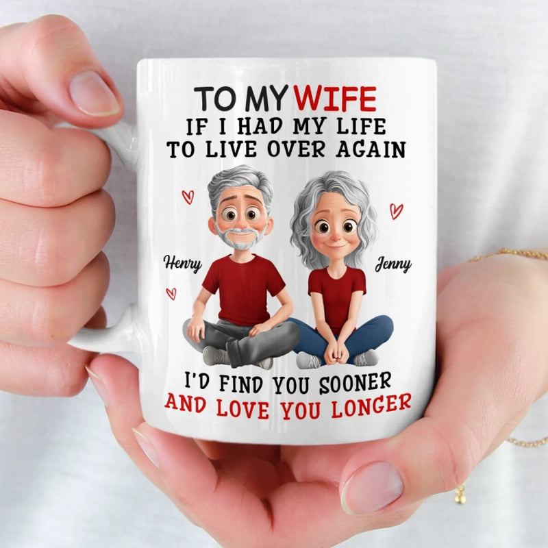 Custom Mug - Personalized Anniversary Wedding Gifts For Husband And Wife, Him And Her - Together Feels Like Home Always