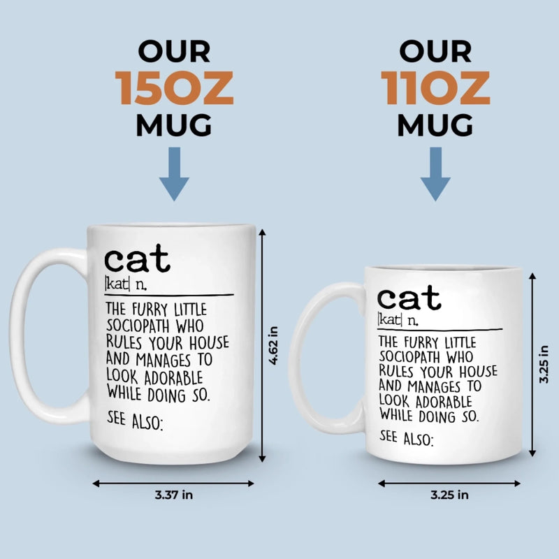 Custom Mug - Personalized Birthday Gifts For Cat Lovers, Cat Mom And Dad - Life Is Softer With Cats