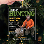 Custom Photo Magazine Acrylic Ornament - Personalized Christmas Birthday Hunting Gifts For Hunters - Buck Season Is My Reason
