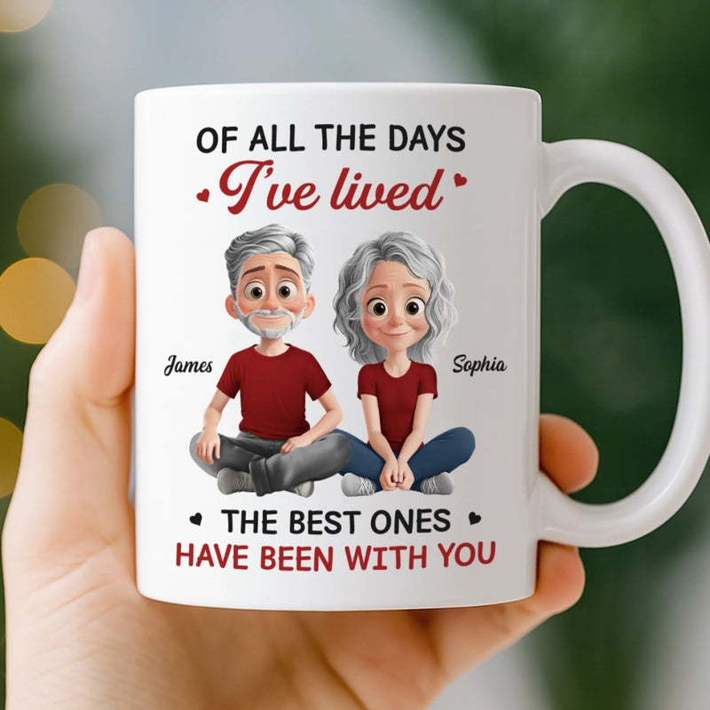 Custom Mug - Personalized Anniversary Wedding Gifts For Husband And Wife, Him And Her - You Me Always Better Together