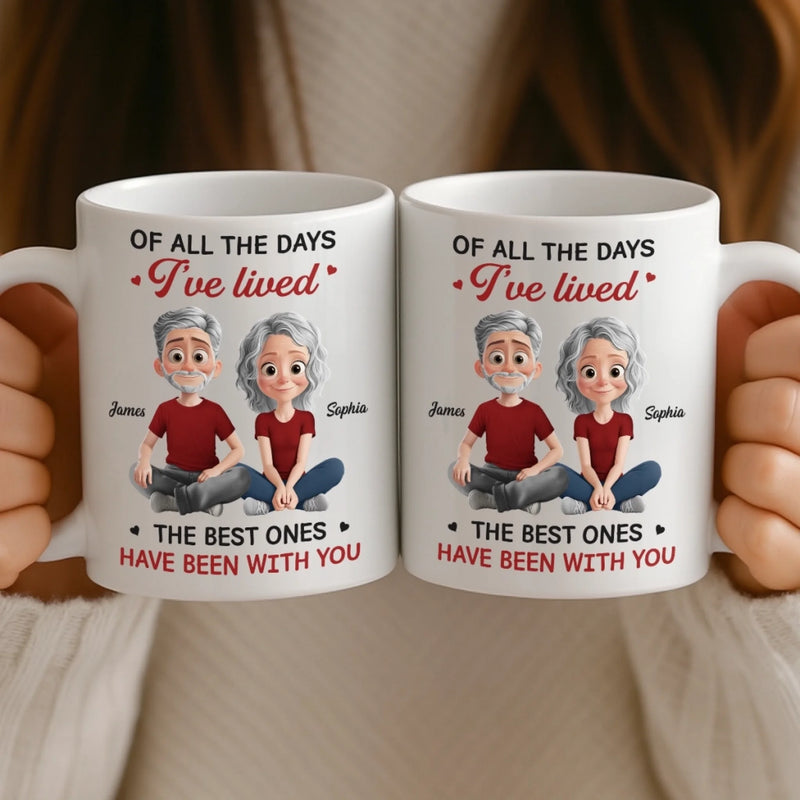 Custom Mug - Personalized Anniversary Wedding Gifts For Husband And Wife, Him And Her - You Me Always Better Together