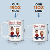 Custom Mug - Personalized Anniversary Wedding Gifts For Husband And Wife, Him And Her - Loving You Is My Favorite