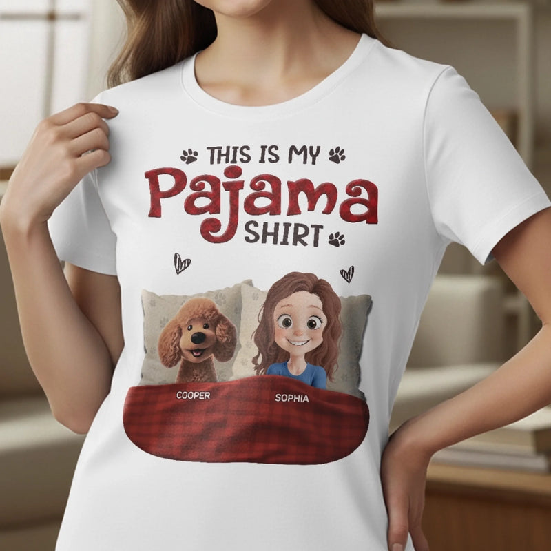 Custom Unisex T-shirt, Premium T-shirt, Hoodie - Personalized Christmas Birthday Gifts For Dog Cat Lovers, Dog Dad And Mom, Cat Owners - Dream Team Every Night