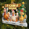 Custom Acrylic Ornament - Personalized Christmas Funny Gifts For Coworker, Work Bestie - Office Chaos Crew