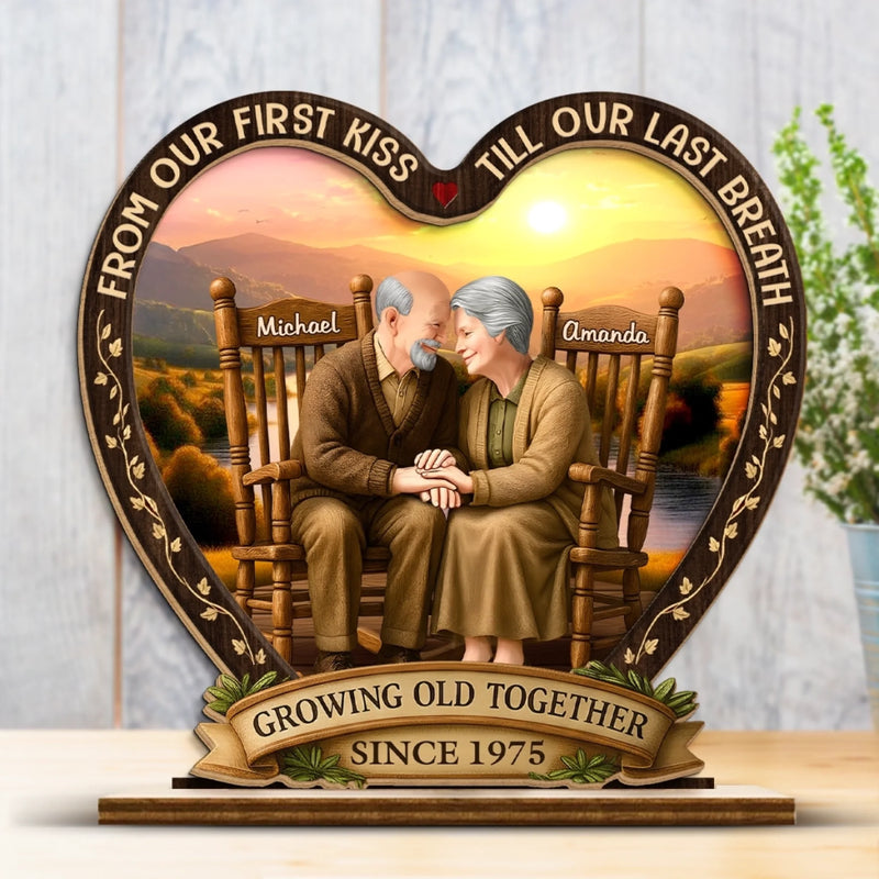 Custom 2-Layered Wooden Plaque - Personalized Anniversary Wedding Gifts For Husband And Wife, Him And Her - Always Been You