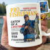 Custom Photo Magazine Mug - Personalized Birthday Gifts For Fisherman - Catching Sunshine All Day