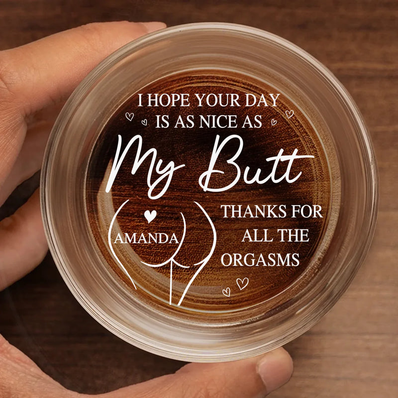 Custom Whiskey Glass - Personalized Anniversary Wedding Gifts For Husband And Wife, Him And Her, Wine, Bourbon, Whiskey Lovers - Together Feels Right Every Time