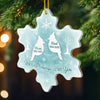 Custom Acrylic Ornament - Personalized Christmas Memorial Sympathy Gifts For Loss Of Mom, Dad - Always Missed Always Loved