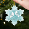 Custom Acrylic Ornament - Personalized Christmas Memorial Sympathy Gifts For Loss Of Mom, Dad - Always Missed Always Loved