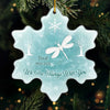 Custom Acrylic Ornament - Personalized Christmas Memorial Sympathy Gifts For Loss Of Mom, Dad - Always Missed Always Loved