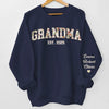Custom Unisex Sweatshirt, Hoodie With Design On Sleeve - Personalized Birthday Gifts For Mom, Grandma - Wrapped In Your Warmth
