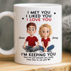 Custom Mug - Personalized Anniversary Wedding Gifts For Husband And Wife, Him And Her - Our Love Our Favorite Story