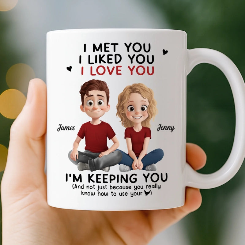 Custom Mug - Personalized Anniversary Wedding Gifts For Husband And Wife, Him And Her - Our Love Our Favorite Story