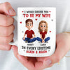Custom Mug - Personalized Anniversary Wedding Gifts For Husband And Wife, Him And Her - Choosing You Never Gets Old