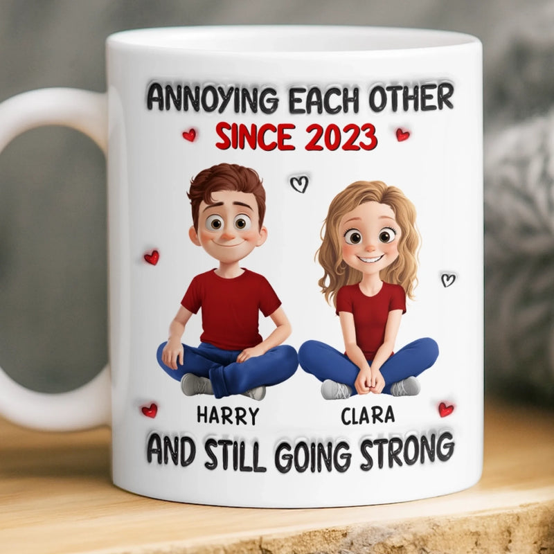 Custom Mug - Personalized Anniversary Wedding Gifts For Husband And Wife, Him And Her - My Safe Place Is You