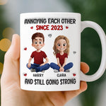 Custom Funny Couple Anniversary Gifts - Personalized Mugs