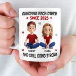 Custom Funny Couple Anniversary Gifts - Personalized Mugs