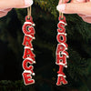 Custom Letter Wooden Ornament - Personalized Christmas Birthday Gifts For Mom, Dad, Brother, Sister, Kids - Built Of Names And Bound By Love