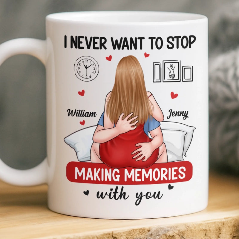 Custom Mug - Personalized Anniversary Wedding Gifts For Husband And Wife, Him And Her - Wild Hearts Perfect Match