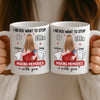 Custom Mug - Personalized Anniversary Wedding Gifts For Husband And Wife, Him And Her - Wild Hearts Perfect Match