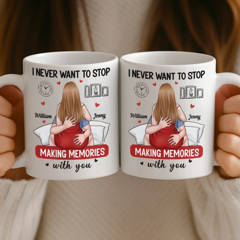 Custom Mug - Personalized Anniversary Wedding Gifts For Husband And Wife, Him And Her - Wild Hearts Perfect Match