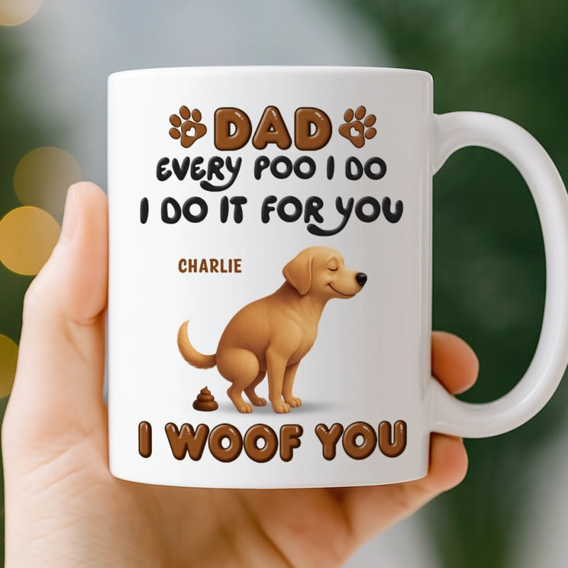 Custom Mug - Personalized Christmas Birthday Gifts For Dog Lovers, Dog Dad And Mom - Queen Of Snacks, Cleaner Of Accidents
