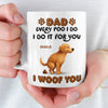 Custom Mug - Personalized Christmas Birthday Gifts For Dog Lovers, Dog Dad And Mom - Queen Of Snacks, Cleaner Of Accidents