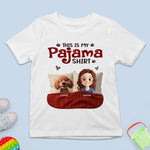 Custom Name Pajama Dog Gifts for Kids - Personalized Apparel