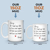 Custom Mug - Personalized Anniversary Wedding Gifts For Husband And Wife, Him And Her - Forever Starts With Us