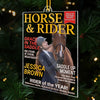 Custom Photo Magazine Acrylic Ornament - Personalized Christmas Birthday Gifts For Men and Women, Horse Lovers - Born To Ride