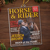 Custom Photo Magazine Acrylic Ornament - Personalized Christmas Birthday Gifts For Men and Women, Horse Lovers - Born To Ride