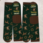 Custom Crew Socks - Personalized Birthday Hunting Gifts For Hunters - Hunting Season Never Ends
