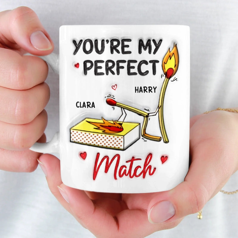 Custom Mug - Personalized Anniversary Wedding Gifts For Husband And Wife, Him And Her - Loving You Feels Effortless