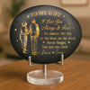 Custom Printed Rock - Personalized Anniversary Wedding Gifts For Husband And Wife, Him And Her - Our Sweet Memories