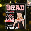 Custom Photo Magazine Acrylic Ornament - Personalized Christmas Graduation Gifts For Him, Her - The Best Is Yet To Come